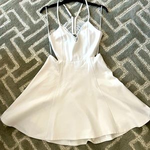 Lush white back lace dress